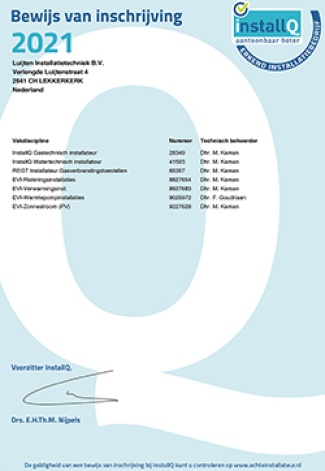 InstallQ Luijten Installatietechniek B.V.