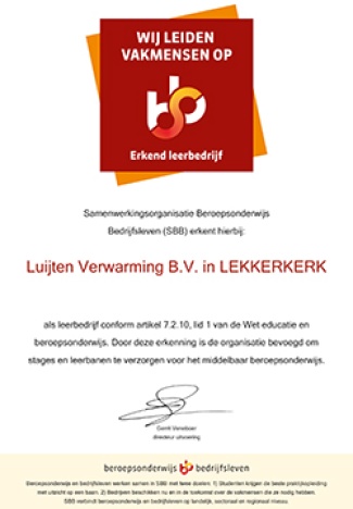 Erkend leerbedrijf