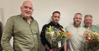 Gerben van Loon en Jeroen de Vries, 30 en 20 jaar in dienst bij Luijten ‘Dit soort jongens zijn de basis van het bedrijf’